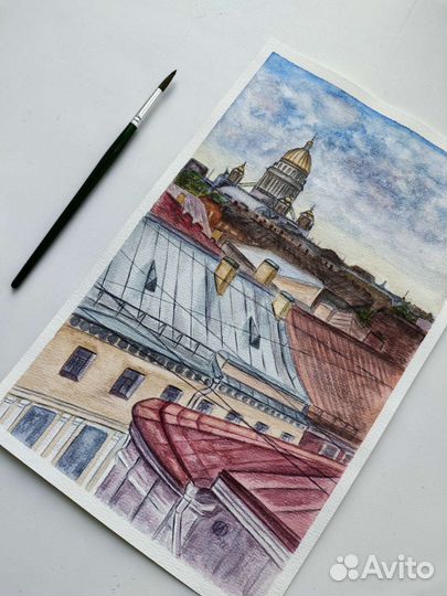 Картины акварелью