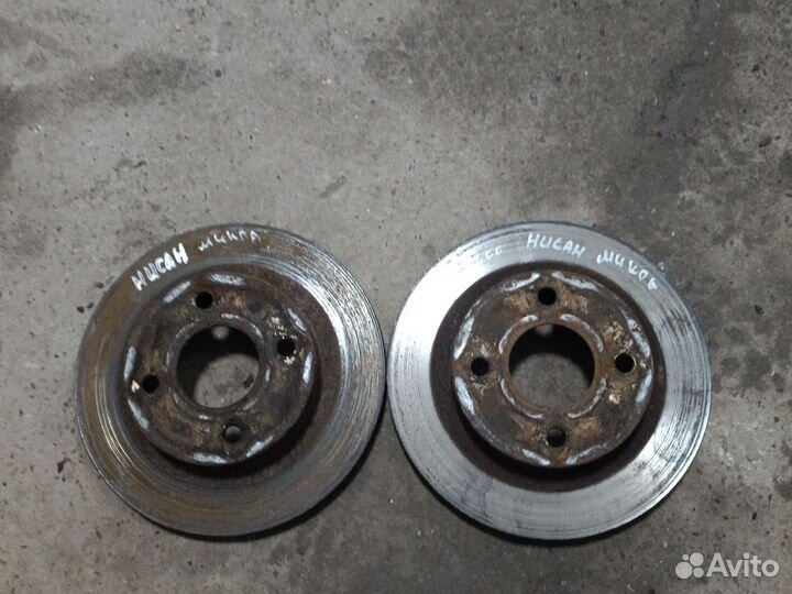 Диск тормозной передний nissan micra k11