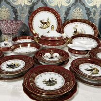 Столовый сервиз на 6 персон охота чехия