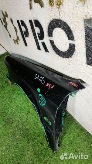 Крыло переднее левое saab 900