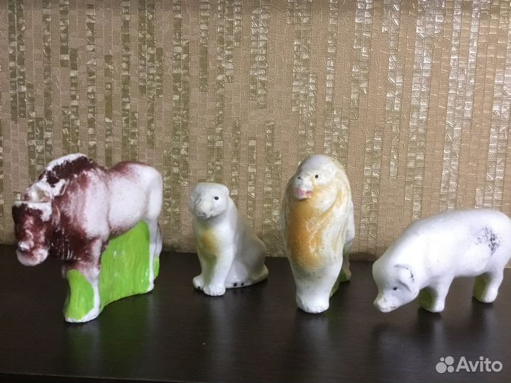 Резиновые и пластиковые игрушки СССР