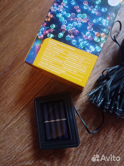 Гирлянда уличная на солнечной батарее