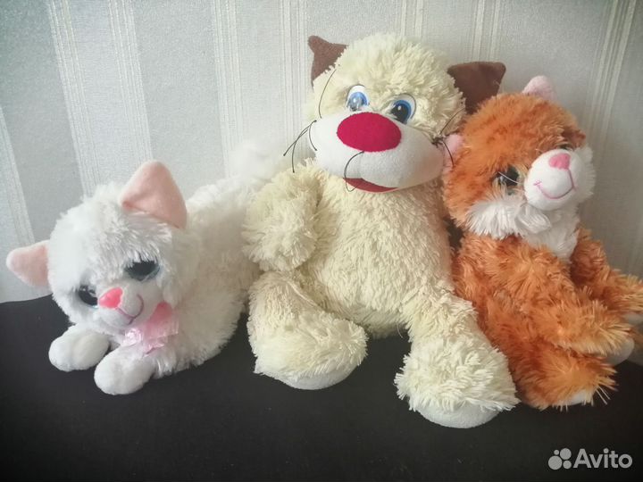 Мягкие игрушки кот котики