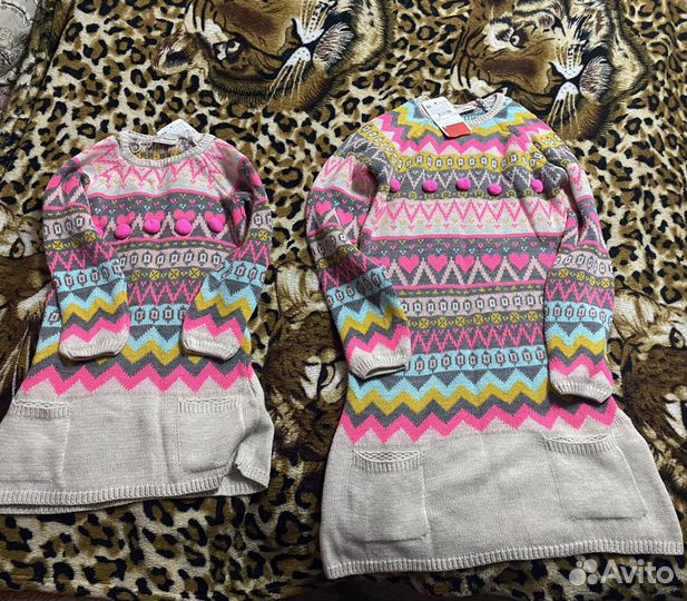 Платья для мамы (42-44) и дочки (116-122 см). Новы