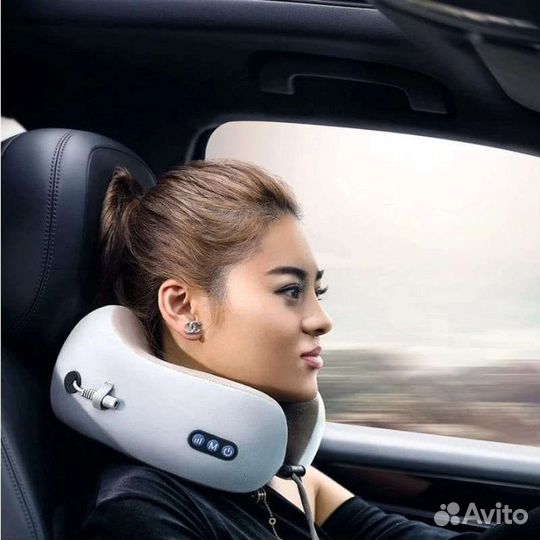 Портативная U-образная массажная подушка