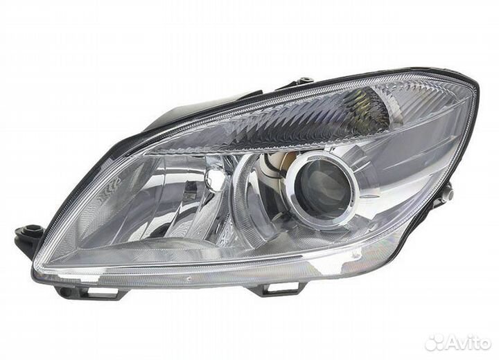 Фара левая (линза) Skoda Fabia (2010-2014)