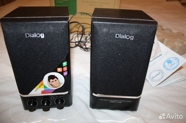 Акустические звуковые колонки Dialog Disco AD-04