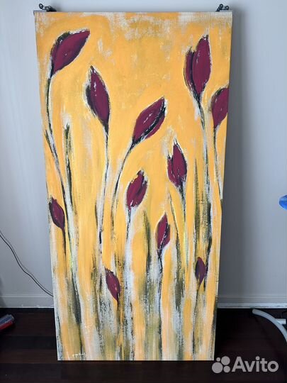 Georges Bassil, Картина. Размер 182 на 90 см