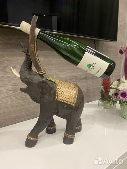 Подставка под вино, слон, в подарок
