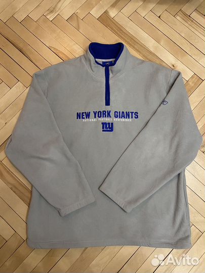 Флисовая кофта reebok ny giants nfl