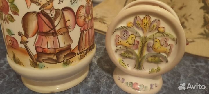 Ваза и салфетница