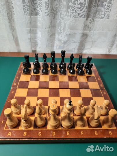 Шахматы СССР деревянные доска 30 см