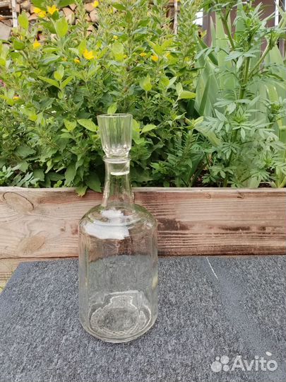 Графин стекло СССР 2л