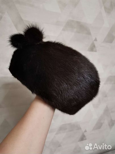Шапка норковая женская