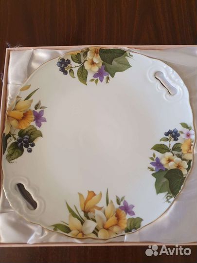 Блюдо тарелка для торта с лопаткой