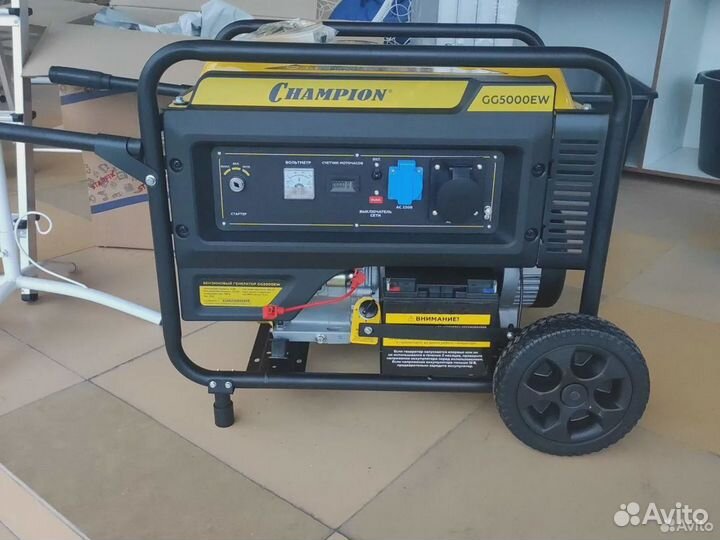 Бензиновый генератор champion GG5000EW