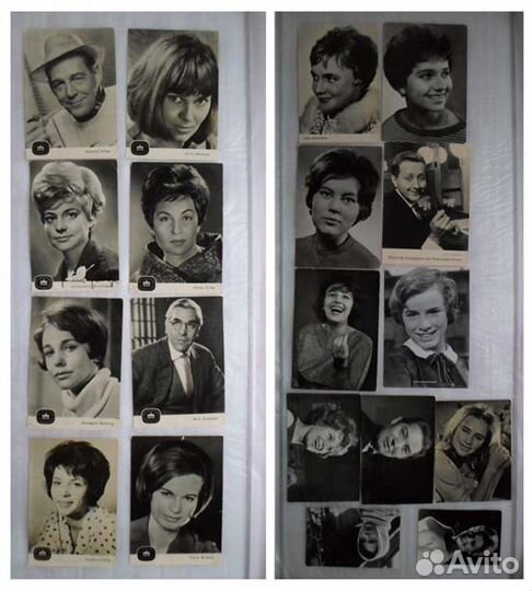 Коллекция Артисты Европа СССР Открытки Коллаж