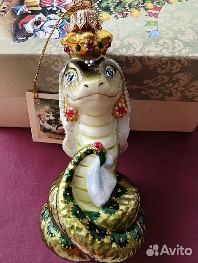 Ариель. Ёлочная игрушка из стекла 