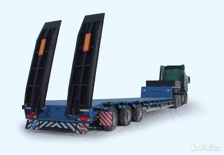 Услуги низкорамного трала, полуприцепа