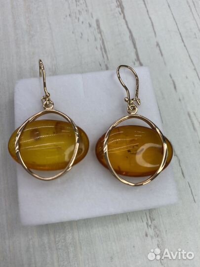 Золотые серьги 583 пробы