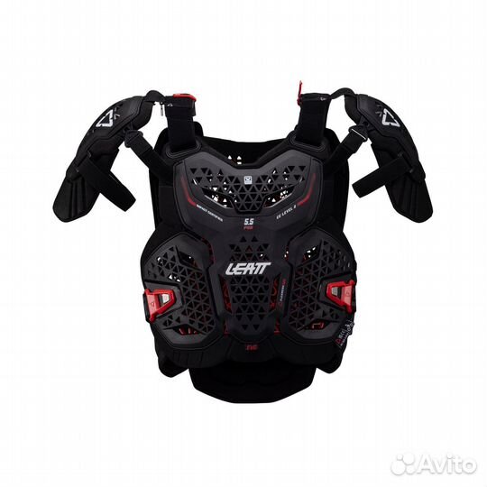 Black Панцирь Leatt Chest 5.5 Pro Evo V25 Черный