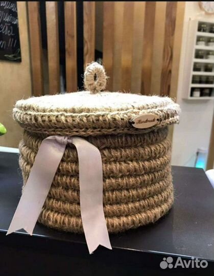 Корзины из джута