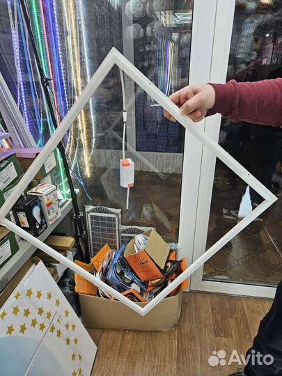 Светильник рамочный 60см60см 65ват