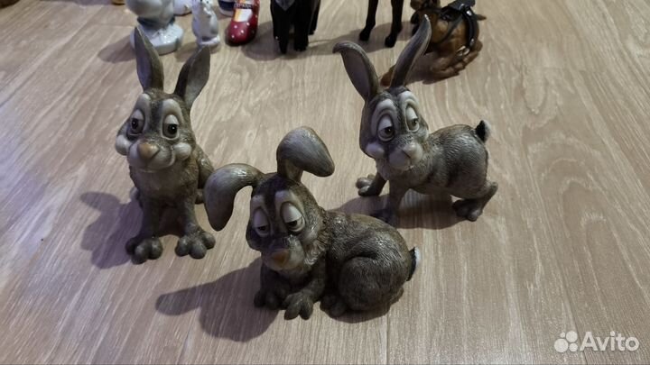 Керамические Кролики Освальд, Рекс и Багс (Англия)