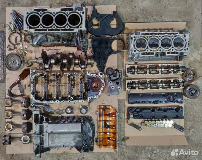 Двигатель 1,8 6fz EW7J4 Peugeot Citroen по частям