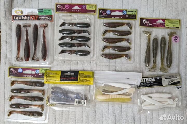 Силиконовые приманки на судака, щуку, окуня