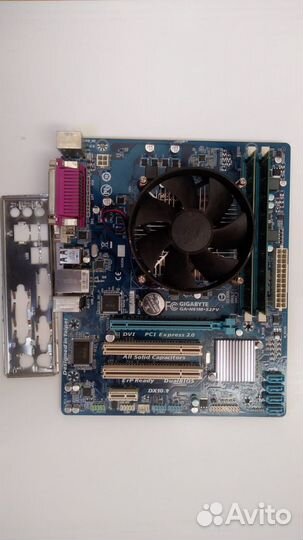 Материнская плата сокете1155 с процессором и памят