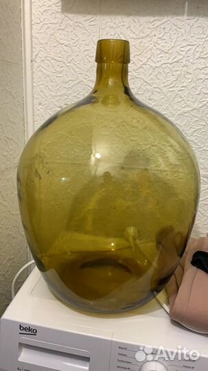 Бутыль стеклянная