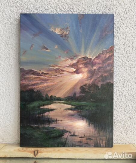 Картина «На закате»