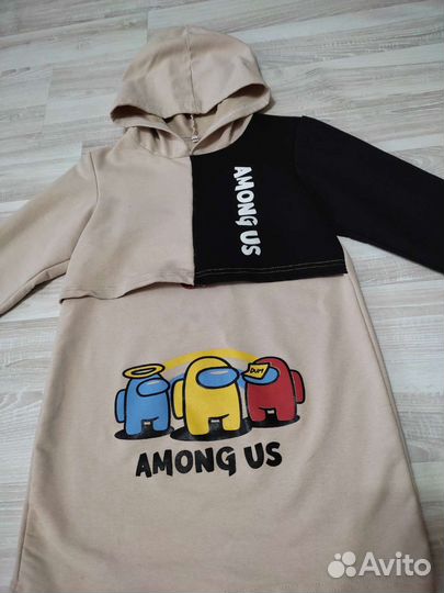 Туника толстовка 128 размер