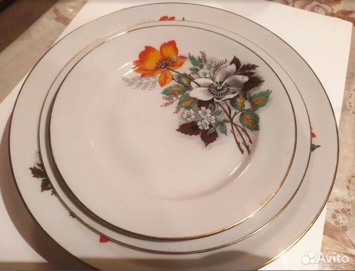 Тарелки Дулевский фарфоровый завод