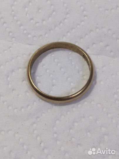 Золотое кольцо проба 333 германия