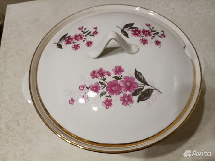 Супница фарфор дулево