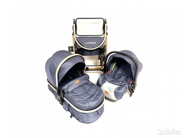 Продам коляскую 3 в 1 новая