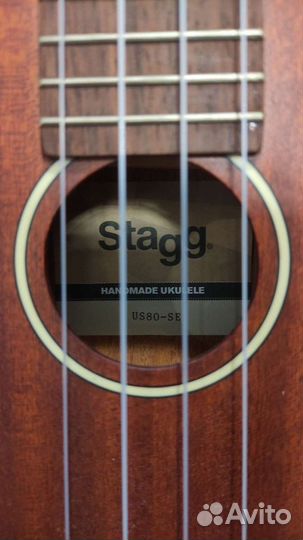 Электро Укулеле сопрано Stagg UC80-SE, чехол