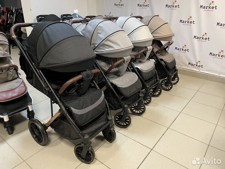 Прогулочная коляска с перекидной ручкой Luxmom