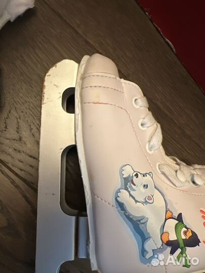 Коньки для самых маленьких, двойные полозья