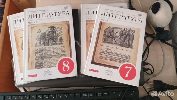 Учебник по литературе (7 и 8 кл.) автор Курдюмова