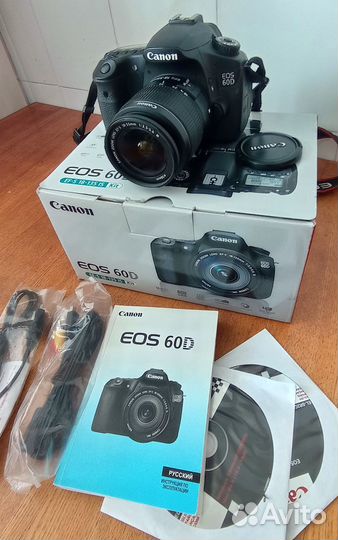 Зеркальный фотоаппарат canon 60d