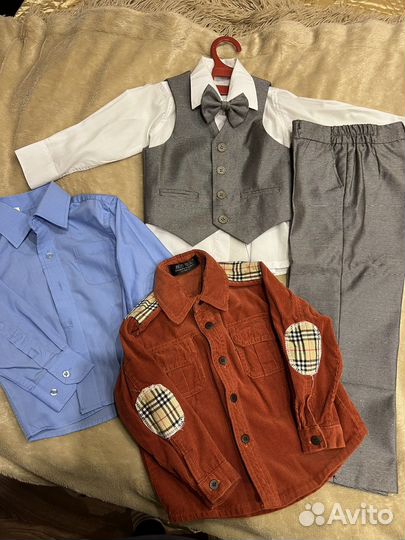 Костюм двойка+рубашки