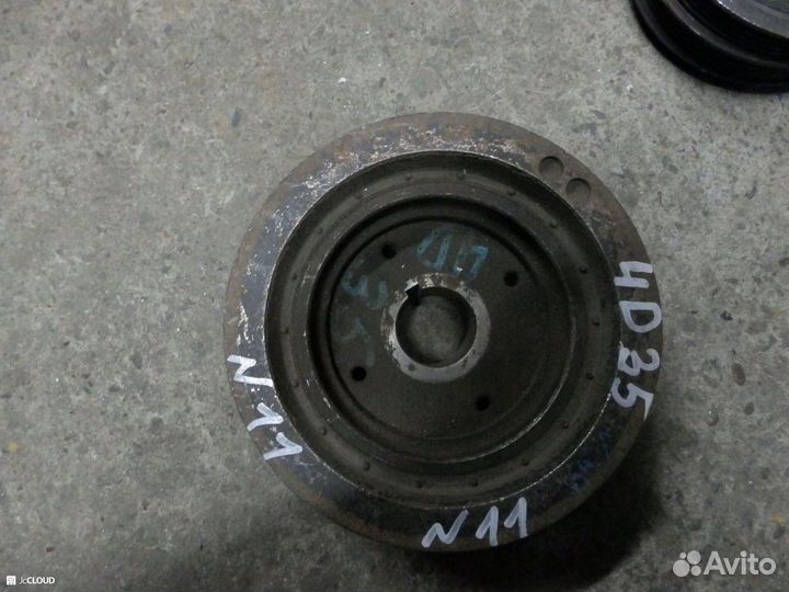 Шкив коленвала на mitsubishi - 4D35