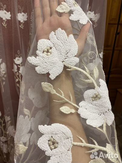 Новый тюль «Нежные цветы»