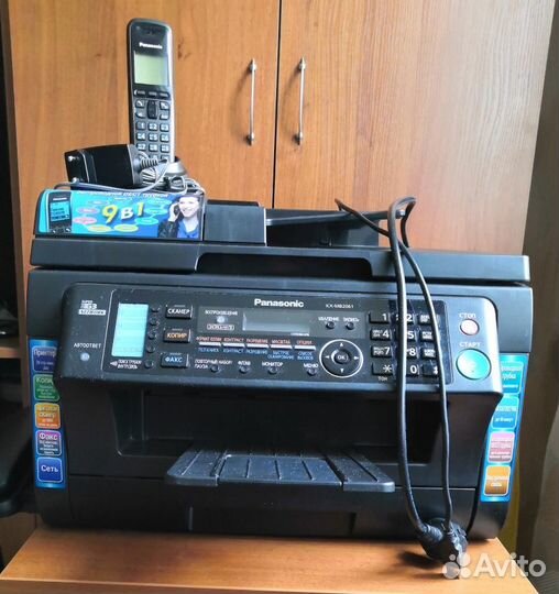 Мфу Panasonic KX-MB2061 с беспроводной трубкой Б/у