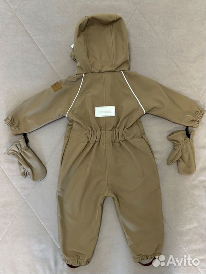Новый softshell Zipkidz коричневый 86,92,98