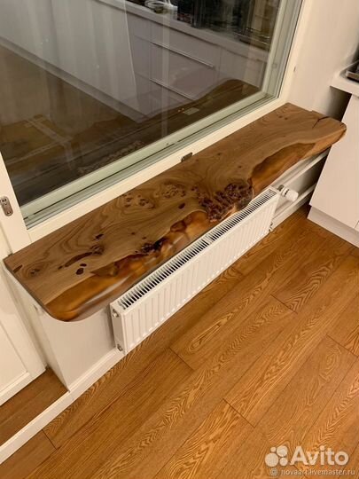 Подоконник из дерева Слэба