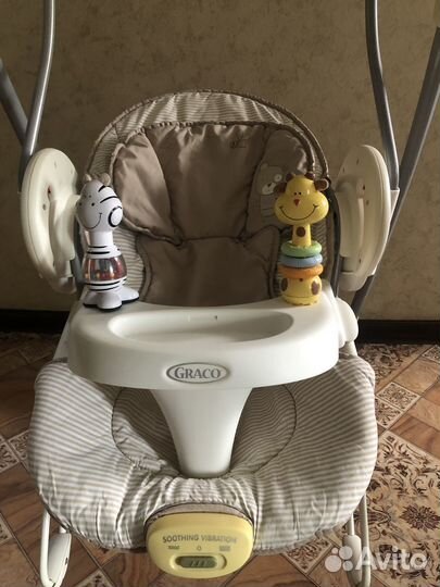 Детская качеля шезлонг